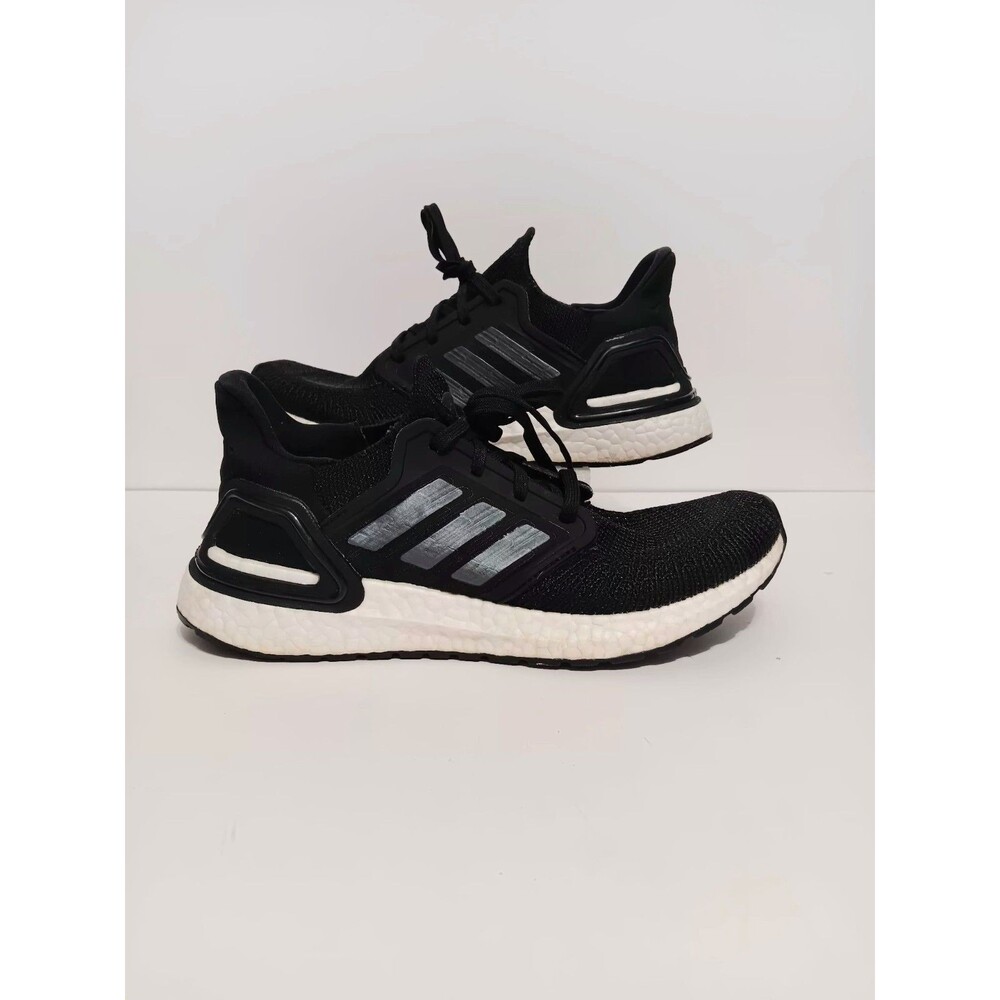 Adidas Ultra Boost 20 Black Metallic Women's Sneakers Sz 8